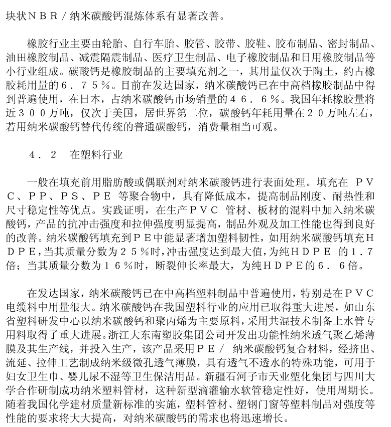 納米碳酸鈣市場調(diào)研報告4